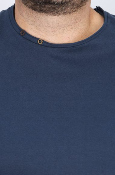 Ανδρική Μπλούζα Μακό T-Shirt - Μπλε