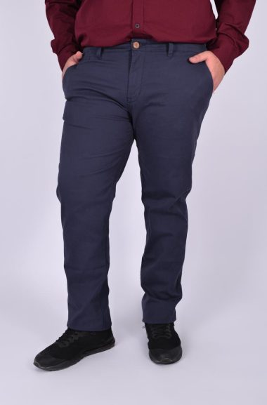 Ανδρικό Παντελόνι Chinos Plus Size - Σκ. Μπλε