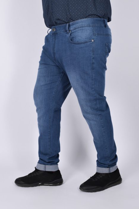 Jean Ανδρικό Πεντάτσεπο Παντελόνι Slim Fit - Μπλε