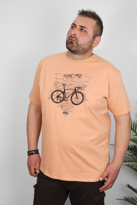 Μπλούζα Μακό Ανδρική T-Shirt - Σομόν
