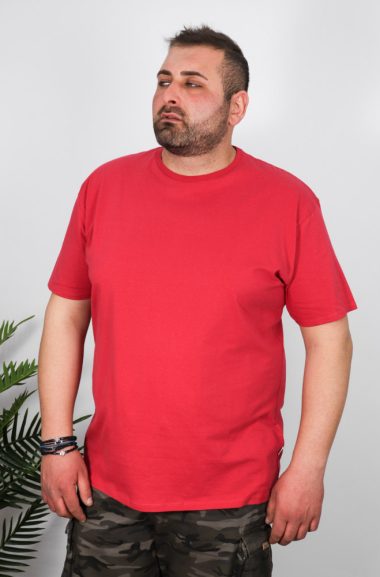 Ανδρική Μπλούζα Μακό T-Shirt - Κόκκινο