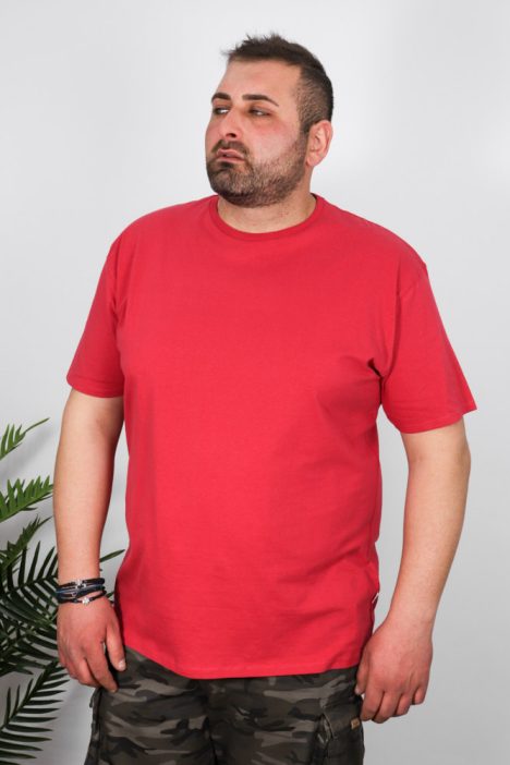 Ανδρική Μπλούζα Μακό T-Shirt - Κόκκινο
