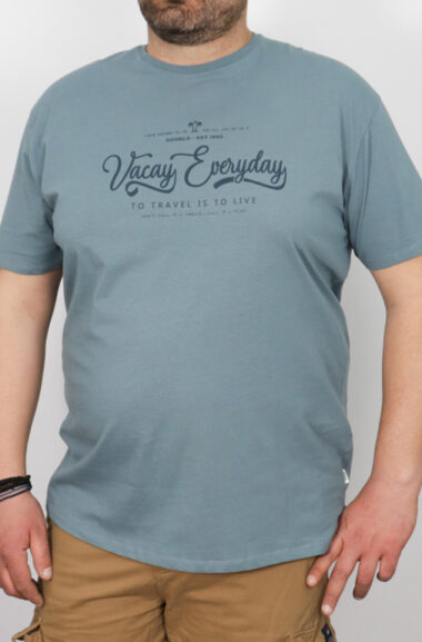 Μπλούζα Μακό Ανδρική T-Shirt - Ίντιγκο