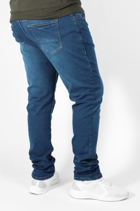 Ανδρικό Τζιν Παντελόνι Plus Size Double MJP-45A - Μπλε