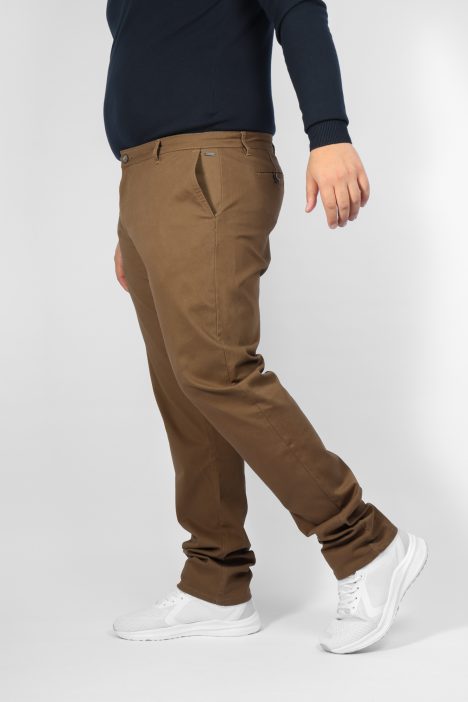 Ανδρικό Παντελόνι Chinos Plus Size - Ταμπά