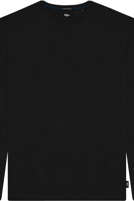 Ανδρική Μπλούζα Μακό Βasic Plus Size - Μαύρο