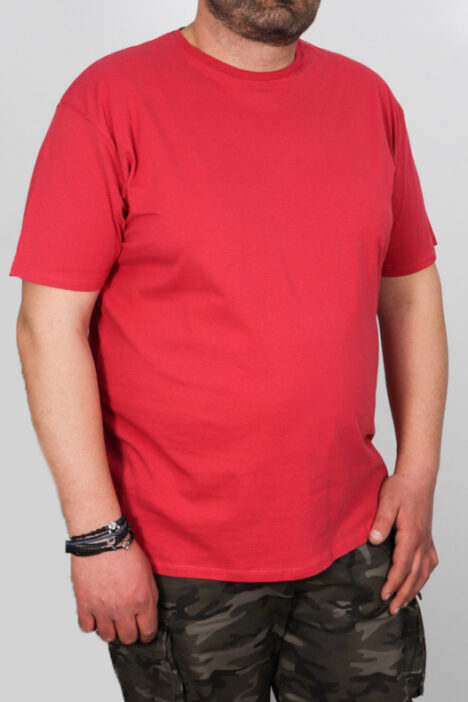 Ανδρική Μπλούζα Μακό T-Shirt TS-125.Α - Κόκκινο