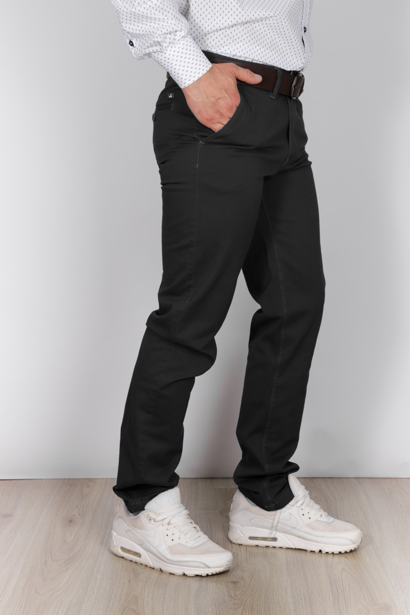 Παντελόνι Υφασμάτινο Chinos Van Hipster Ανδρικό - Μαύρο