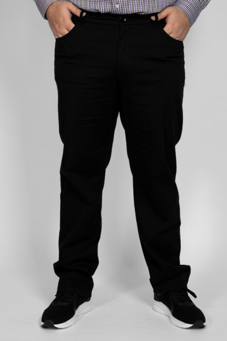 Ανδρικό Παντελόνι Τζιν Plus Size MrXXL - Μαύρο