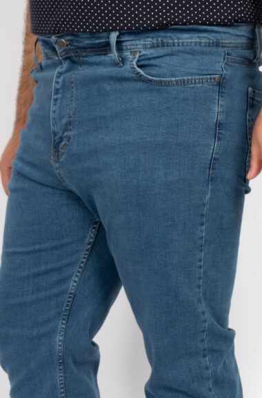Ανδρικό Παντελόνι Τζιν Plus Size - Μπλε