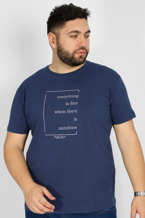 Ανδρική Μπλούζα T-shirt "EVERYTHING" - Ίντιγκο
