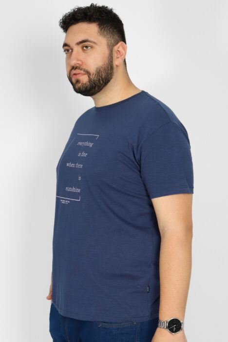 Ανδρική Μπλούζα T-shirt "EVERYTHING" TS-201 - Ίντιγκο