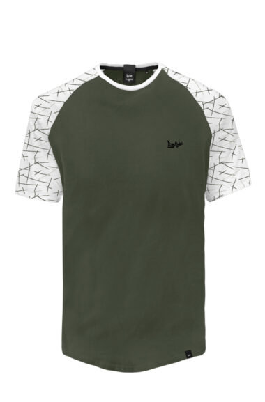 Ανδρική Μπλούζα Τ-shirt Δίχρωμη - Χακί