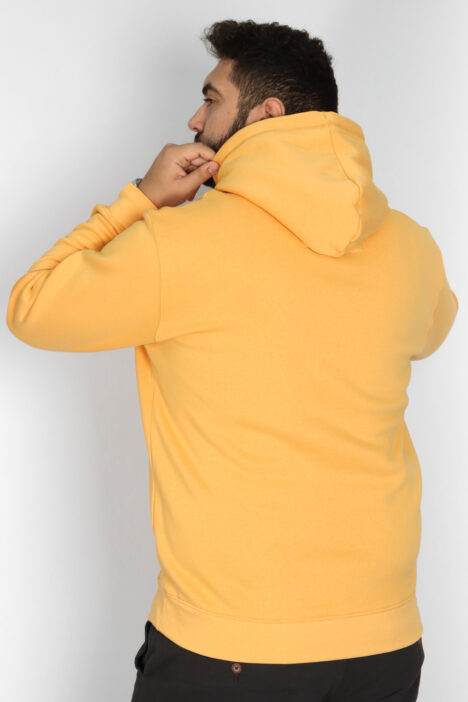 Μπλούζα Φούτερ Με Κουκούλα Και Στάμπα Hoodie MTOP-80 - Κίτρινο