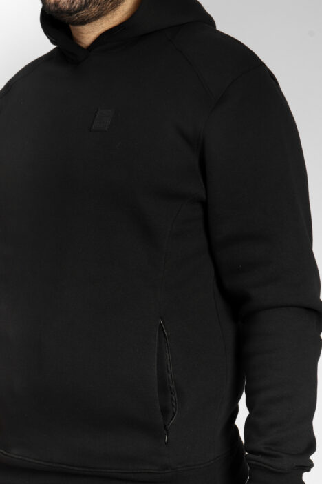 Φούτερ Ανδρική Μπλούζα Plus Size MTOP-83 - Μαύρο