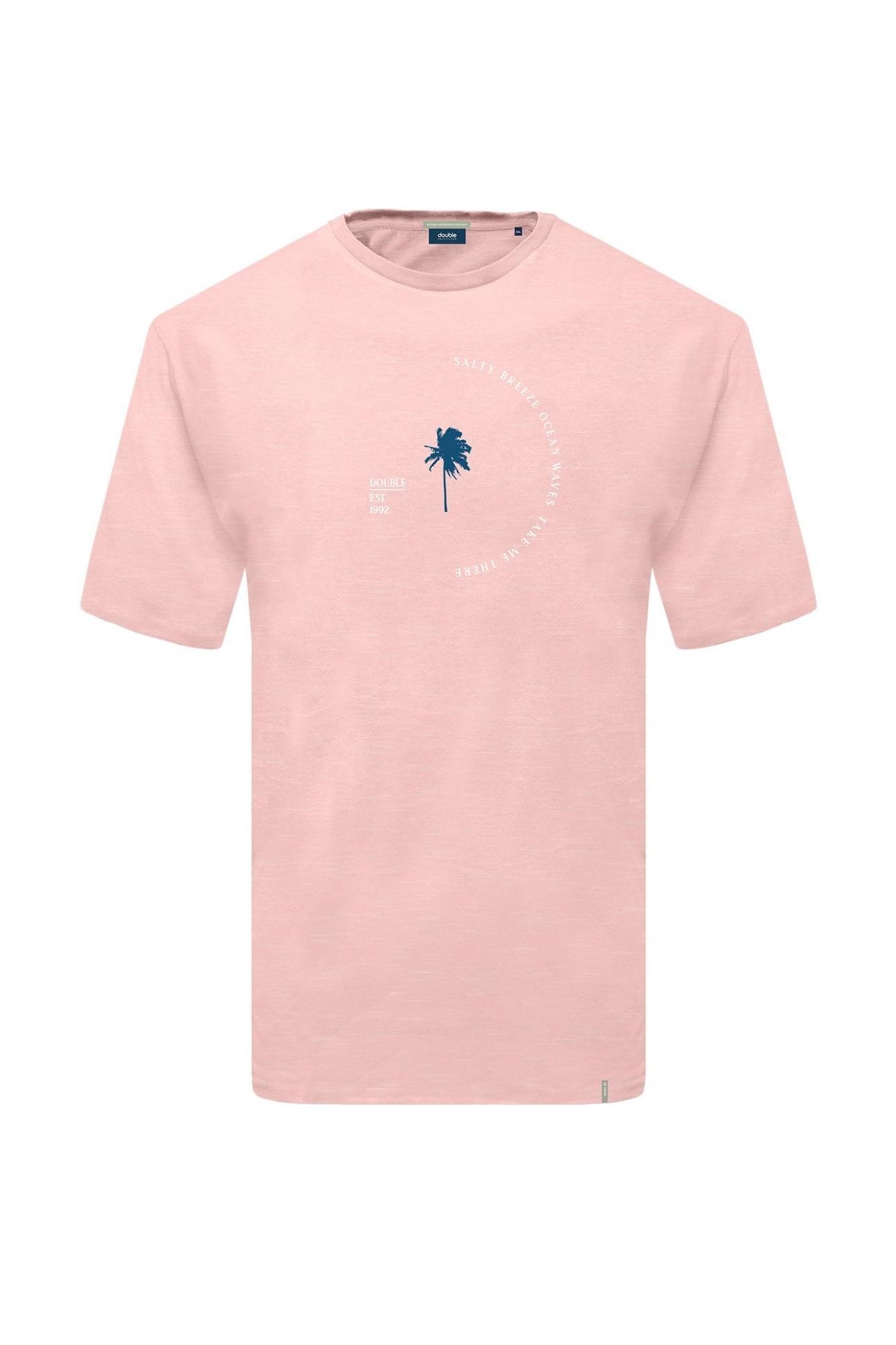 T-Shirts Flama Ανδρικό TS-035A - Ροζ