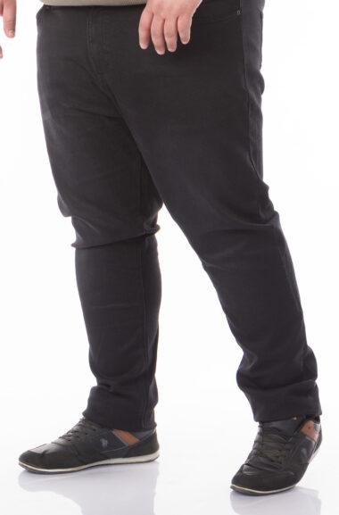 Παντελόνι Ανδρικό Indigo Jogger  Plus Size - Μαύρο