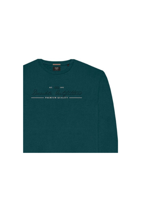 Μακρυμάνικο Ανδρικό T-Shirts TS-255A  Plus Size - Σκ. Πράσινο