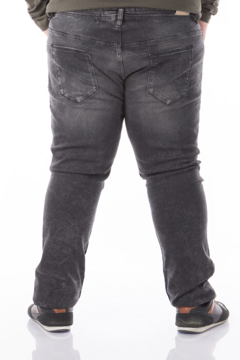 Παντελόνι Ανδρικό Jean Plus Size - Μαύρο